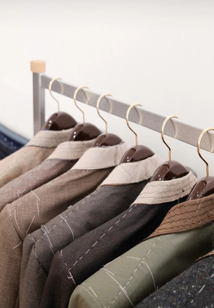 A length of cloth, considered and laid out.
